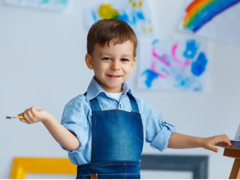 Kid painting Kennedy Kids